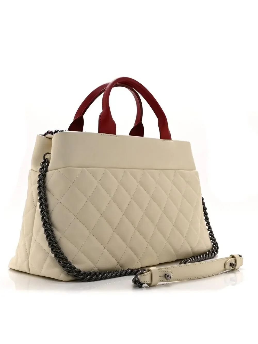 Chanel Calfskin Tweed Quilted Large #281486C23B